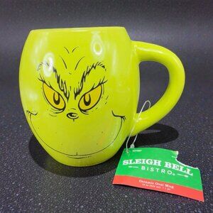Bioworld Grinch Naughty And Nice Coffee Mug Cup Green 18 Oz Ceramic Mug W Tag